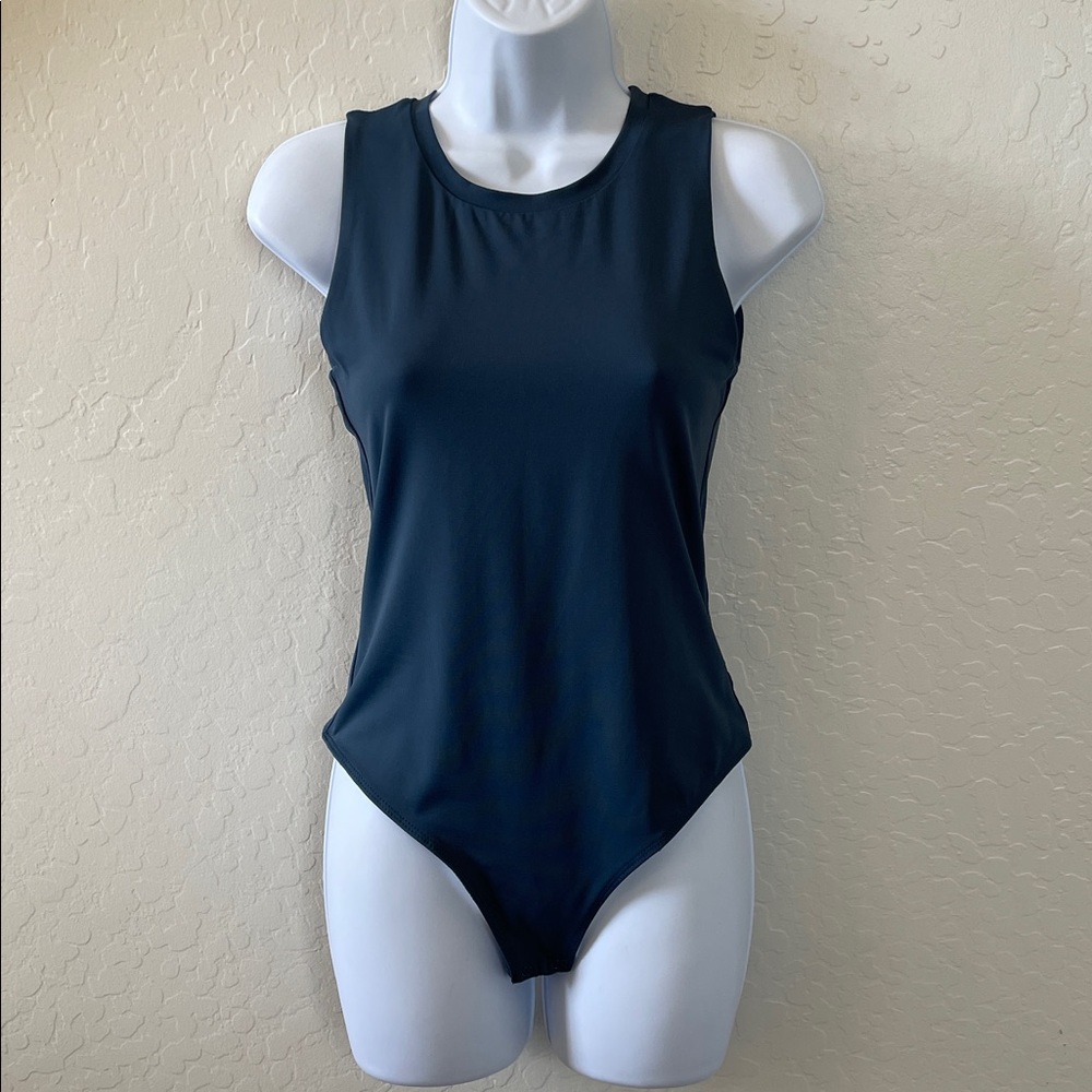 House of Harlow 1960 Blue Bodysuit